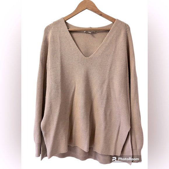 Athleta Sweaters - EUC Athleta Hanover Merino sweater pink mauve size L